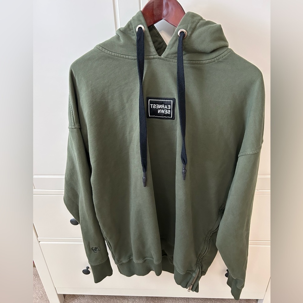 Earnest Sewn hoodie with side zipper